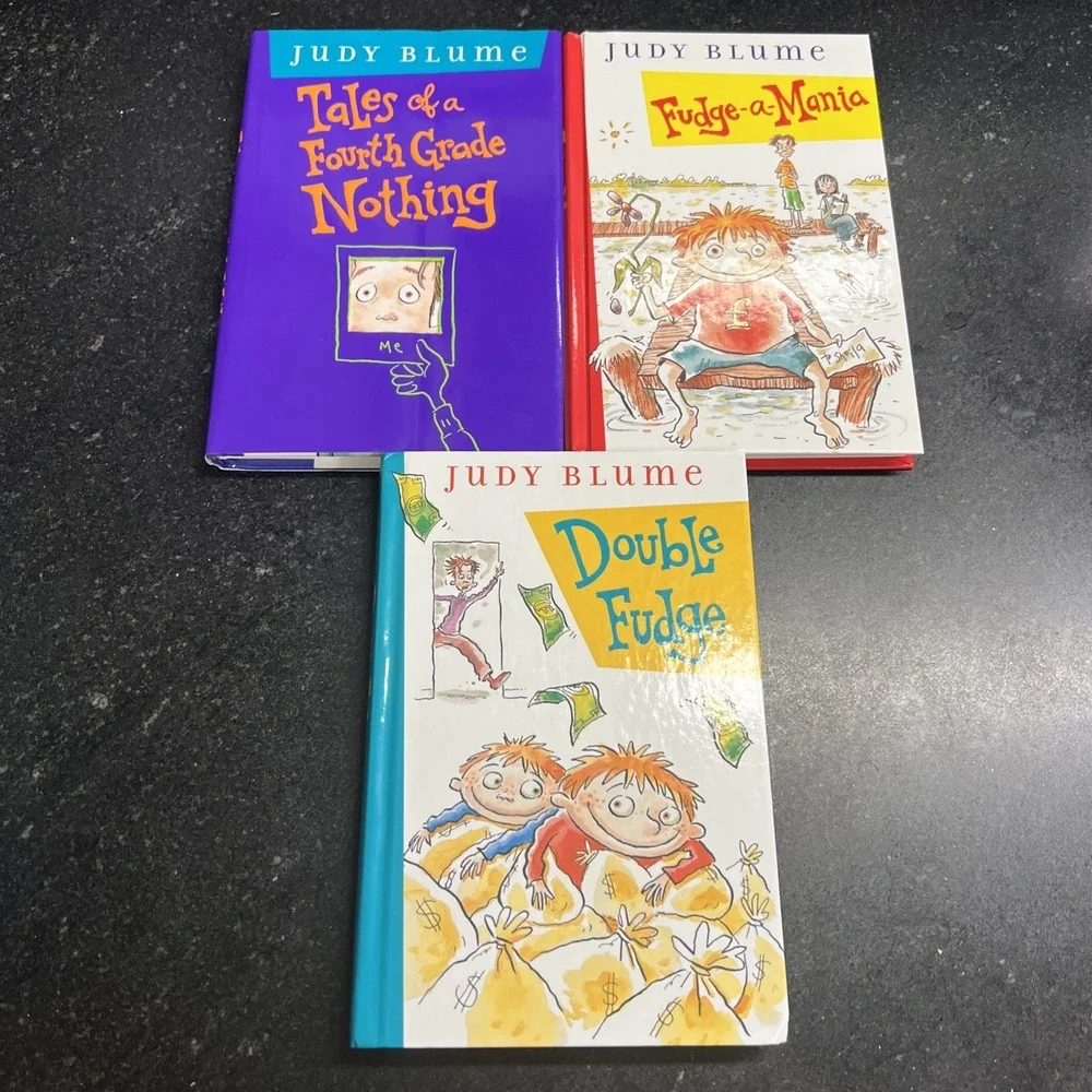 PURE FUDGE: TALES OF A FOURTH GRADE 3‎ Books Set By Judy Blume - Hardcover